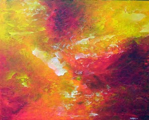 Cicada Song, 24" x 30"-Available