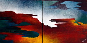 Echo Of The Music, 12" x 24"-Available