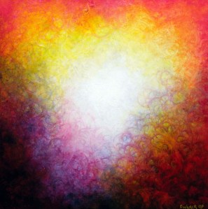 Moth's Dance  18" x 18" #1020 acrylic on canvas