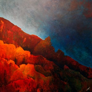 I Am the Ground Underneath Your Sky, 40" x 40"-Available