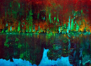 Misreflected  18" x 24" #1244 acrylic on canvas