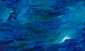 Moon Kissed, 36" x 60" #1069