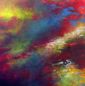 "New Beginnings"  30" x 30" #1140 acrylic on canvas