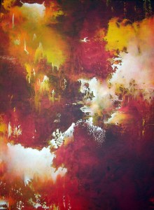 "One With the Sun"  30" x 40" #1033 acrylic on canvas