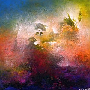 "Ontological Light" 24" x 24" #1029 acrylic on wood