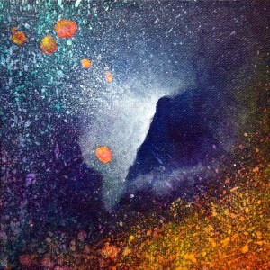 "Portal XXX"  6" x 6" #1166 acrylic on canvas