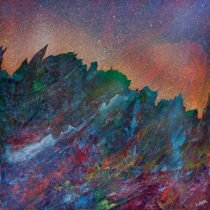 Rebirth, 40" x 40" #1243