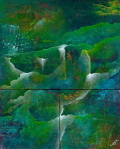 Seeking Refuge In The Forest of My Heart, 24" x 30" #1246