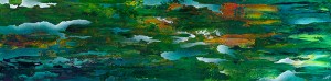 Verdant Dreams, 15" x 60"-Available