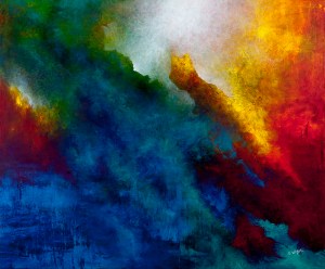 When I Saw Them Fly, 60" x 72"-Available