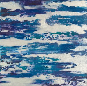 Companion to the Clouds II, acrylic on canvas, 30" x 30", $900